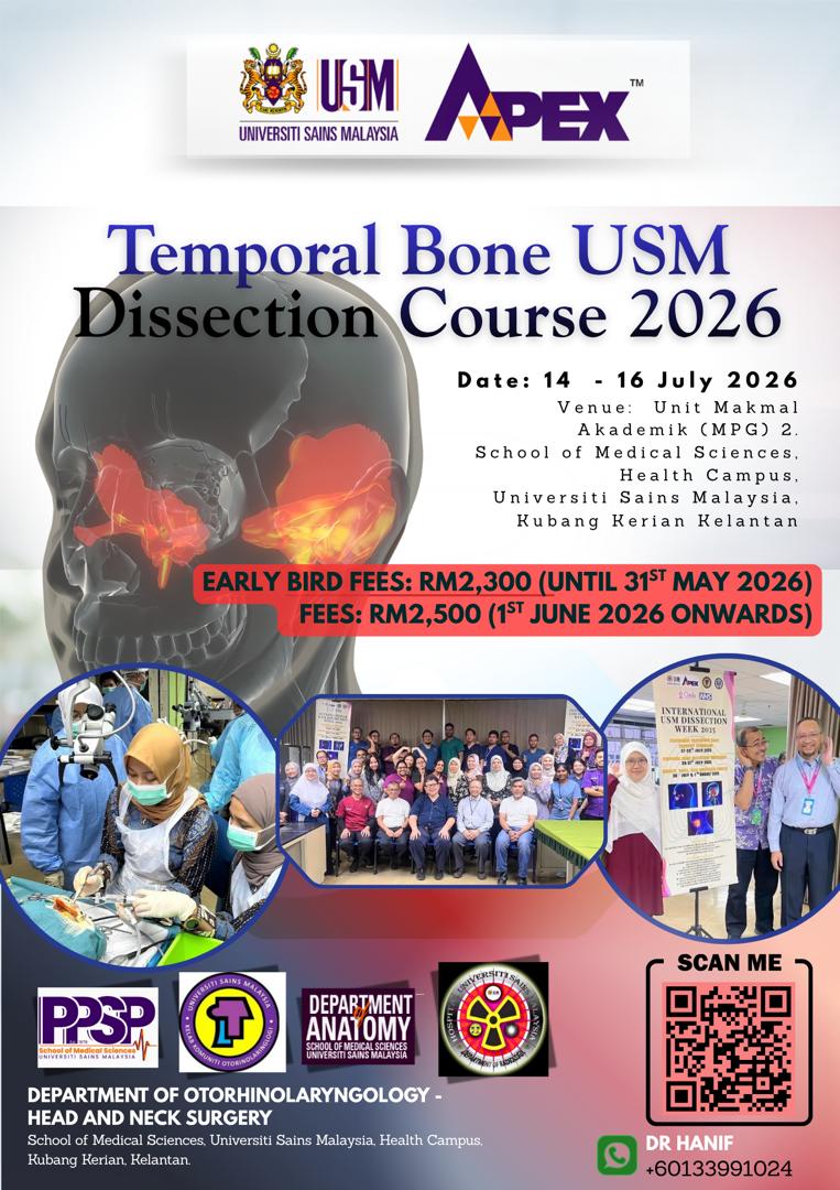 Temporal Bone USM Dissection Course 2026